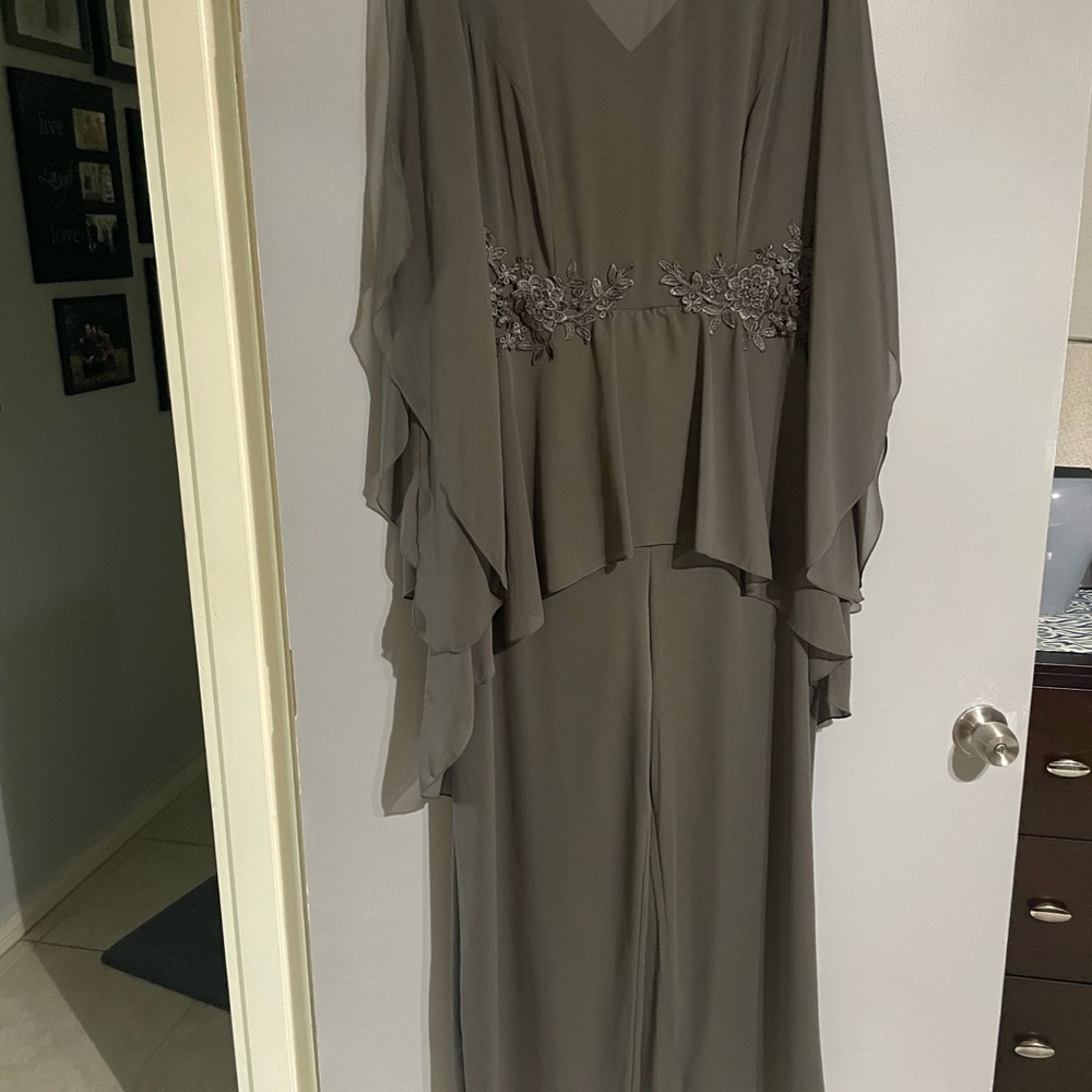 Dress jumpsuit . XL / 95%polyester/5%spandex - Picture 11 of 13